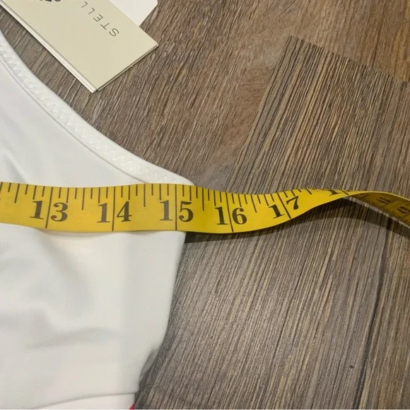 Adidas Stella McCartney Women's White Running Crop Top GU9459 Sz M - Picture 4 of 9